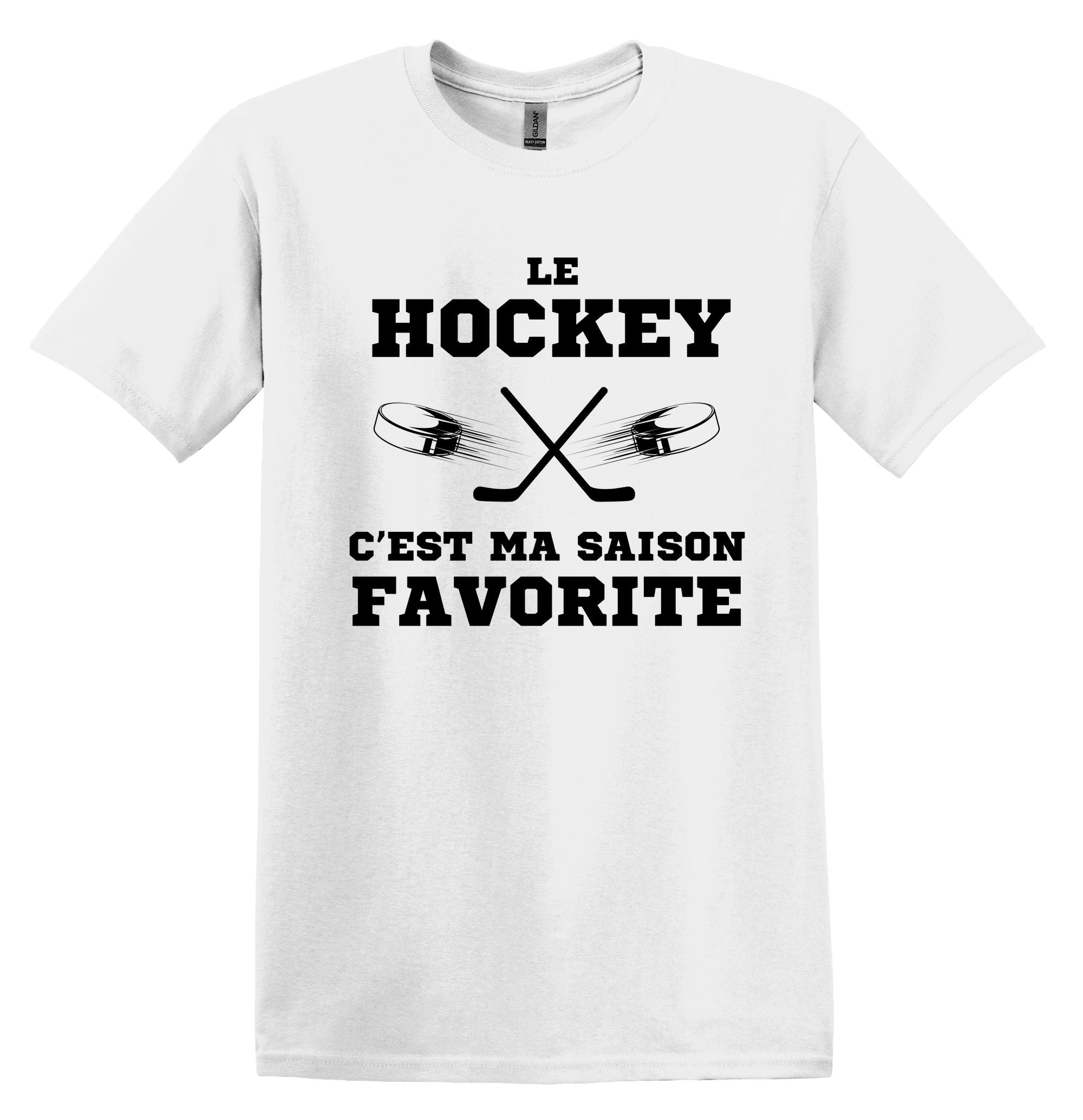 T-Shirt Le Hockey c'est ma saison favorite