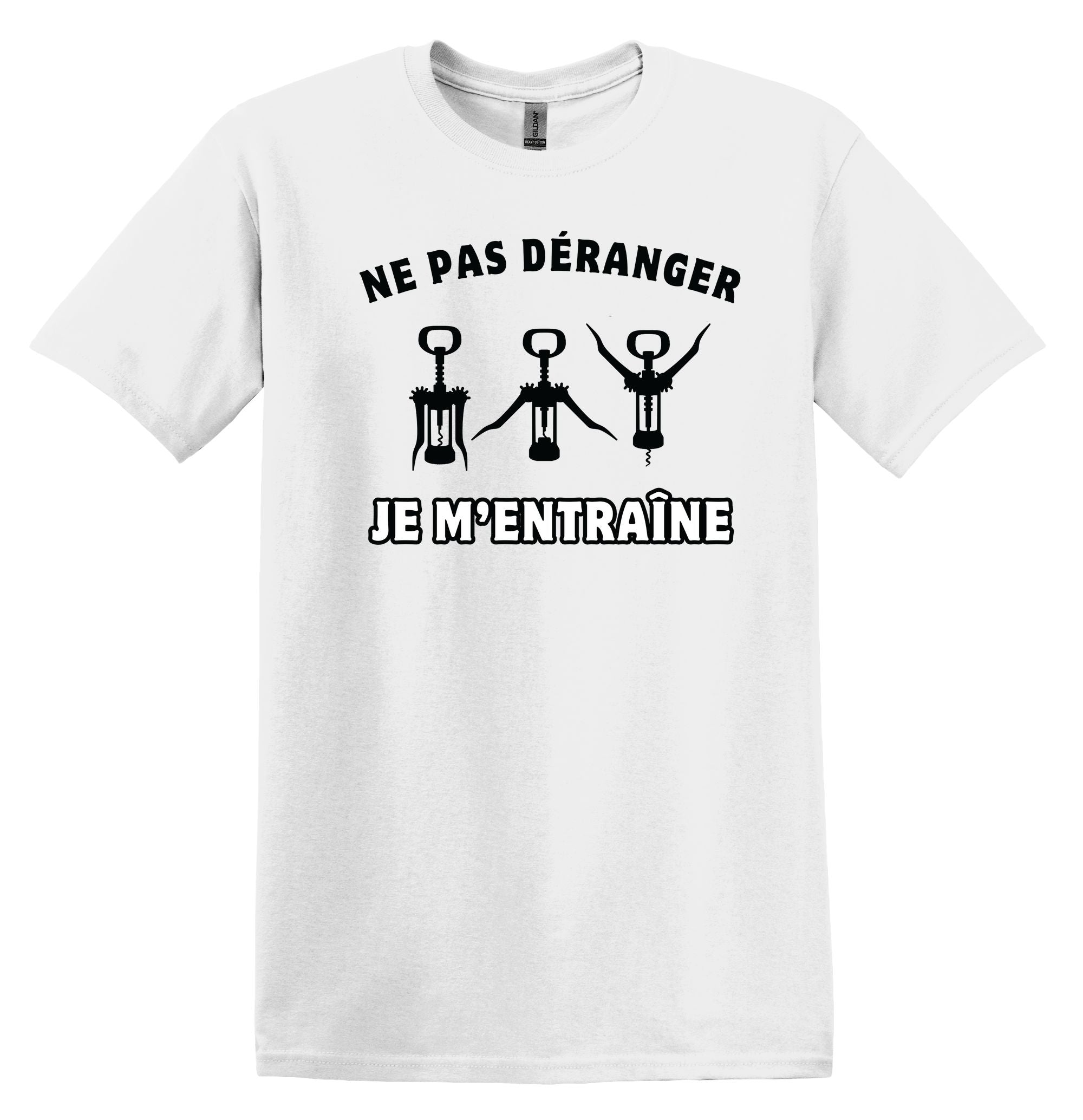 T-Shirt Ne pas déranger, je m'entraîne
