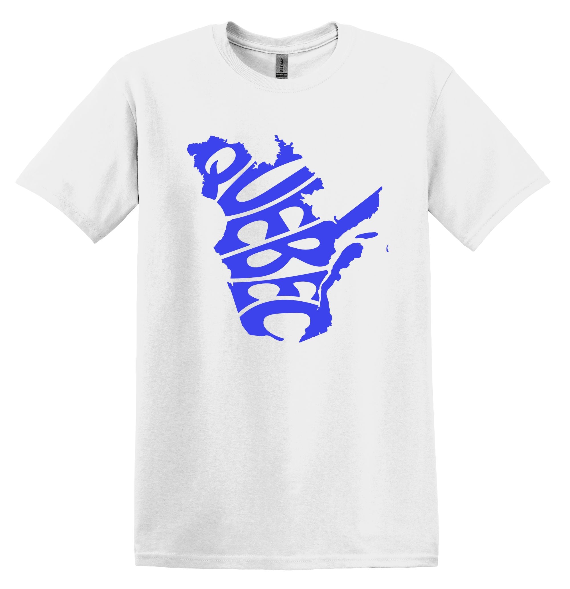 T-Shirt Québec sur la map