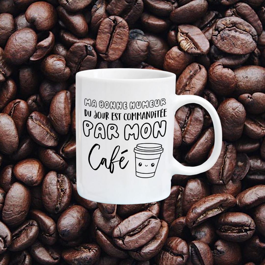Tasse à café Ma bonne humeur du jour Image principale du produit