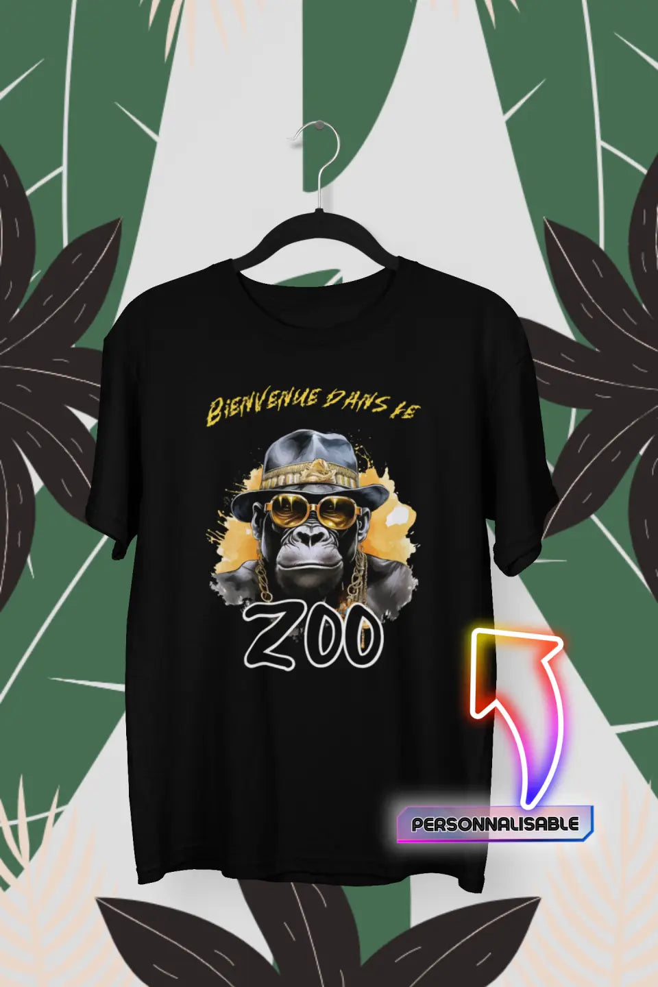 Bienvenue dans le zoo - Personnalisable Image principale du produit
