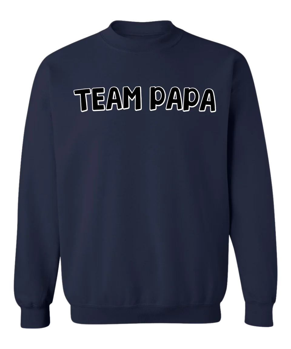 Team Papa avec mains - Personnalisable