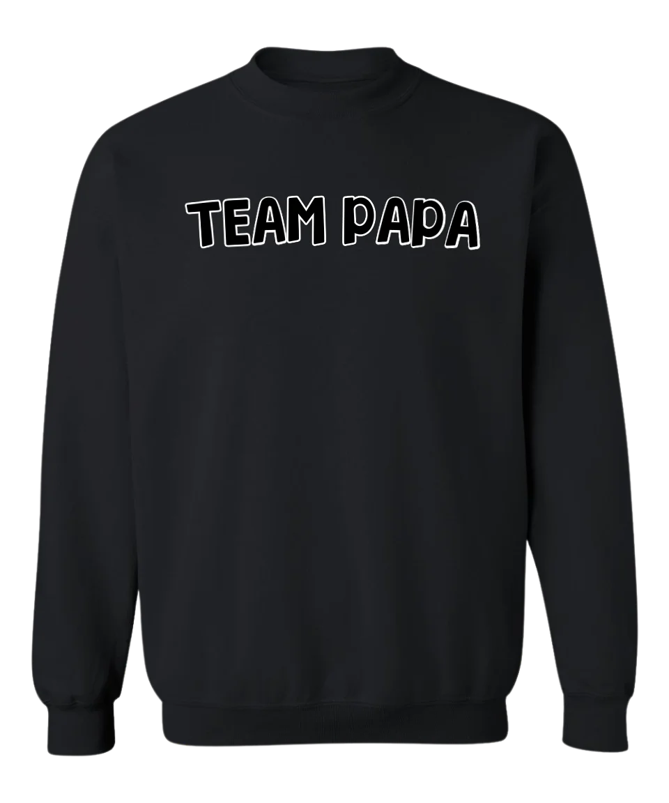Team Papa avec mains - Personnalisable