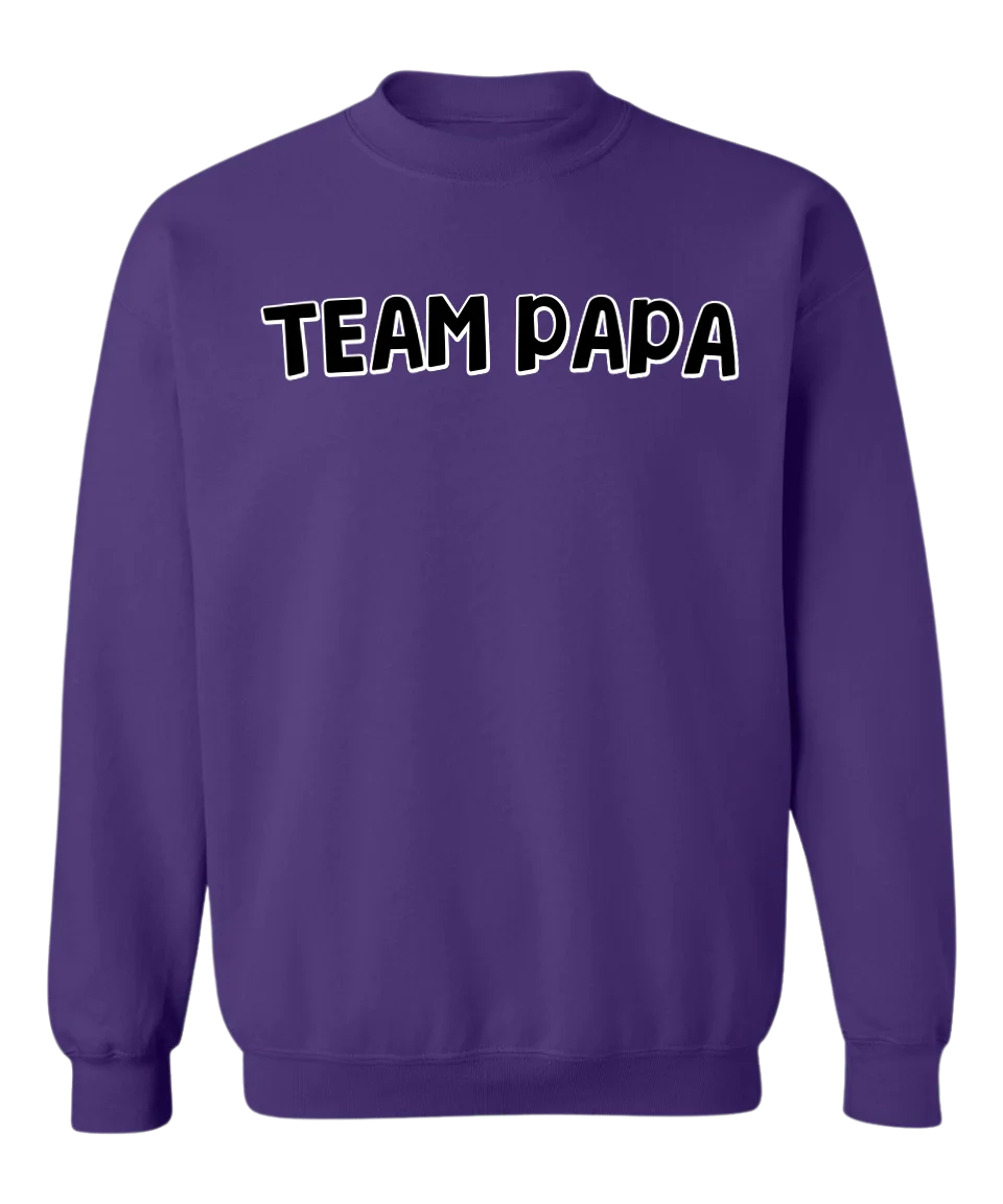 Team Papa avec mains - Personnalisable