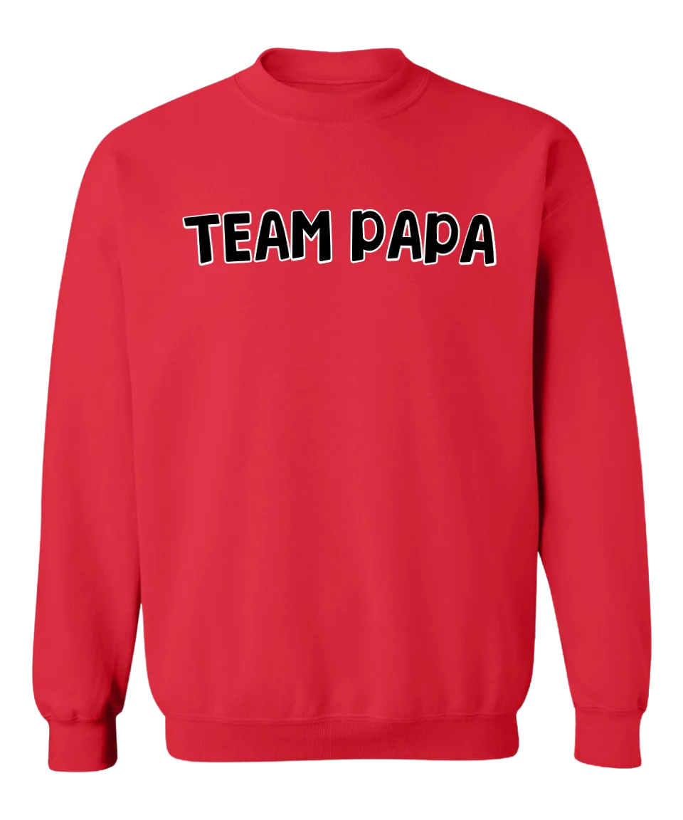 Team Papa avec mains - Personnalisable