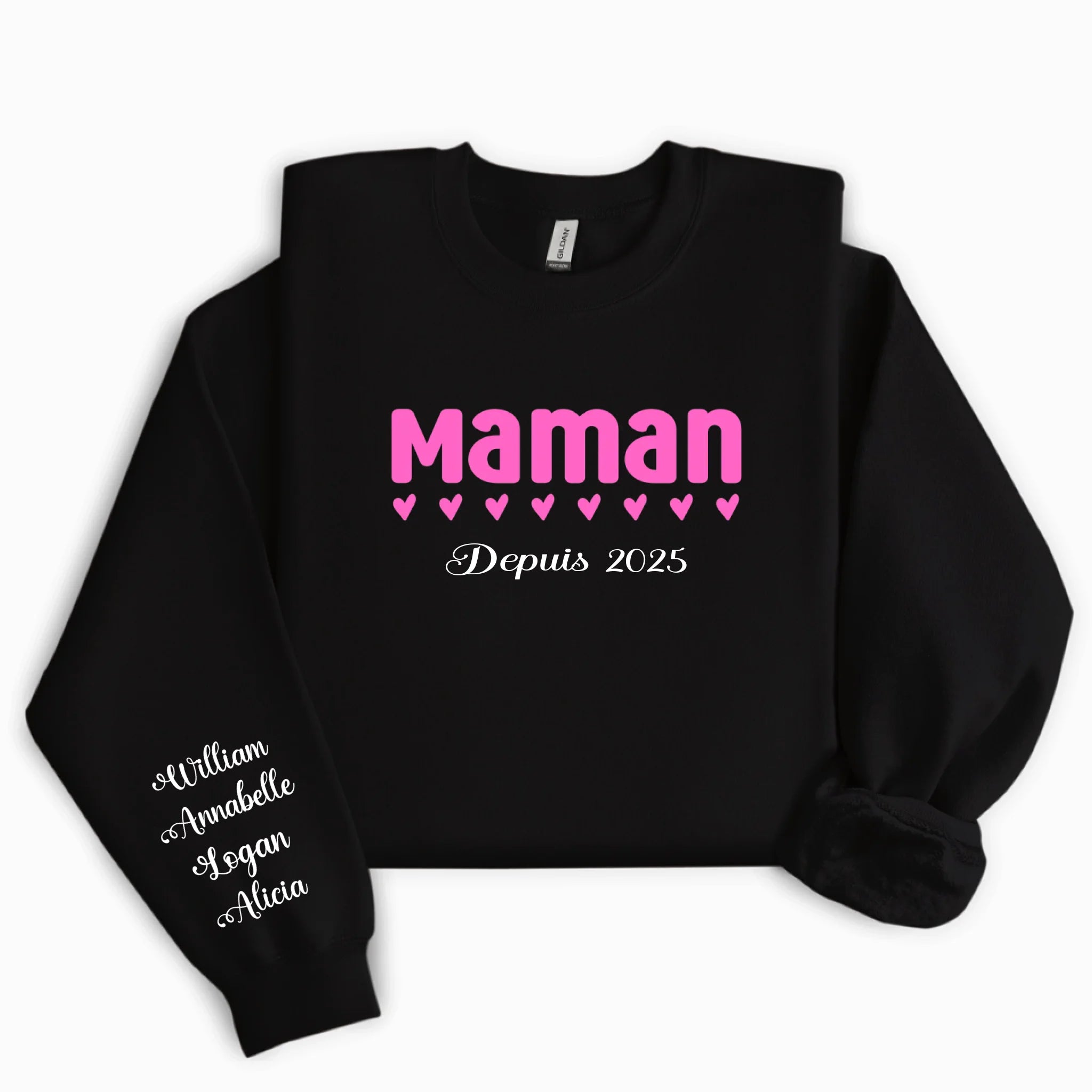 Sweatshirt Maman depuis ( Personnalisable )