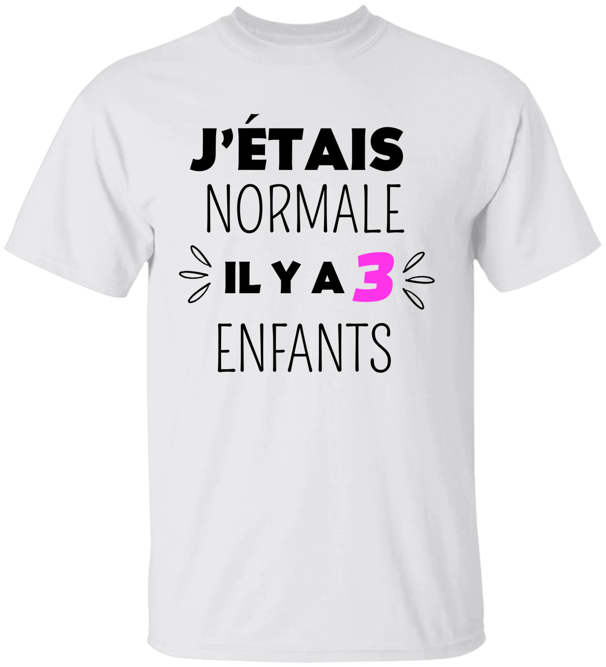 J'étais normale il y a X enfants - Personnalisable
