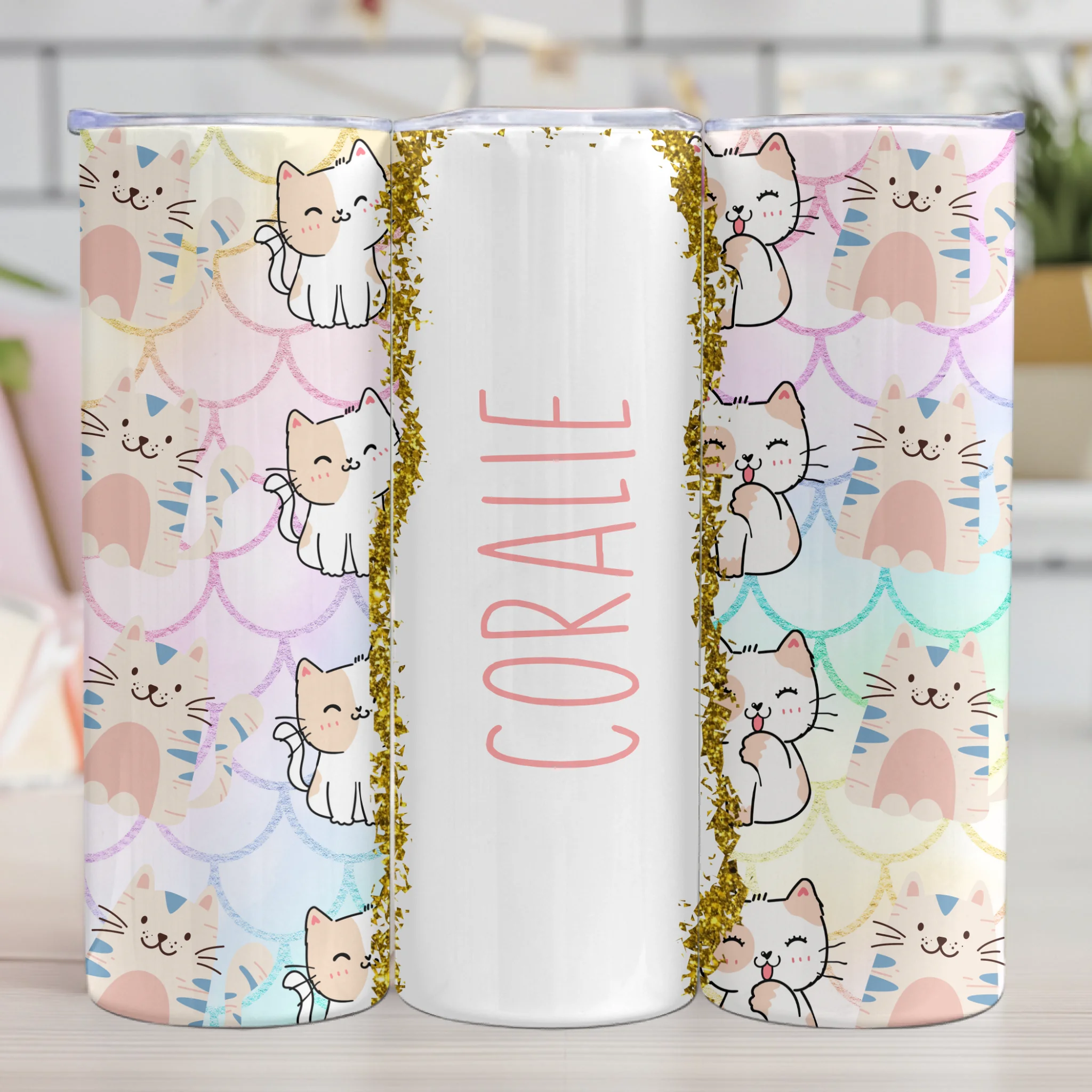 Tumbler Petit Chat - Personnalisable