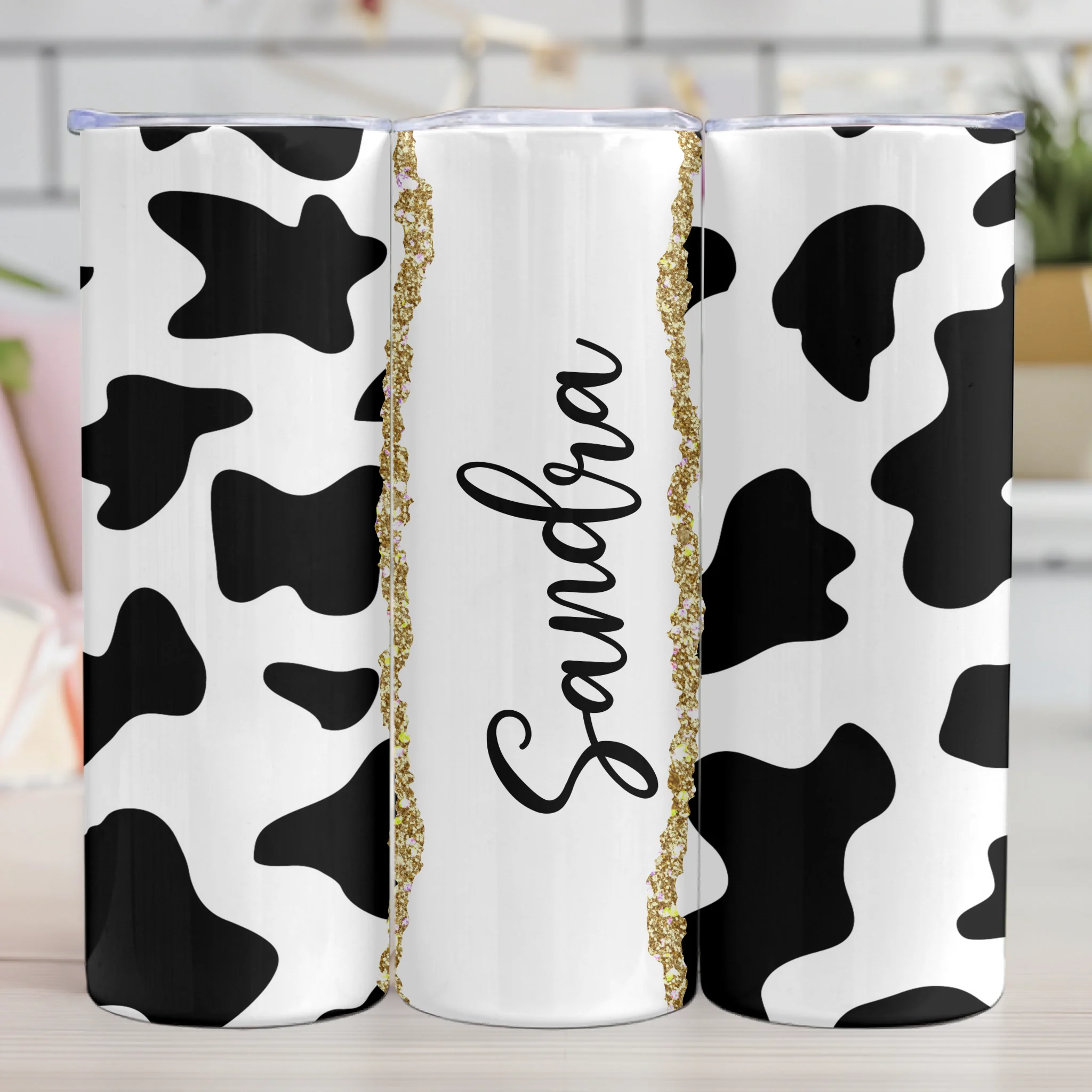 Tumbler Vache à lait - Personnalisable