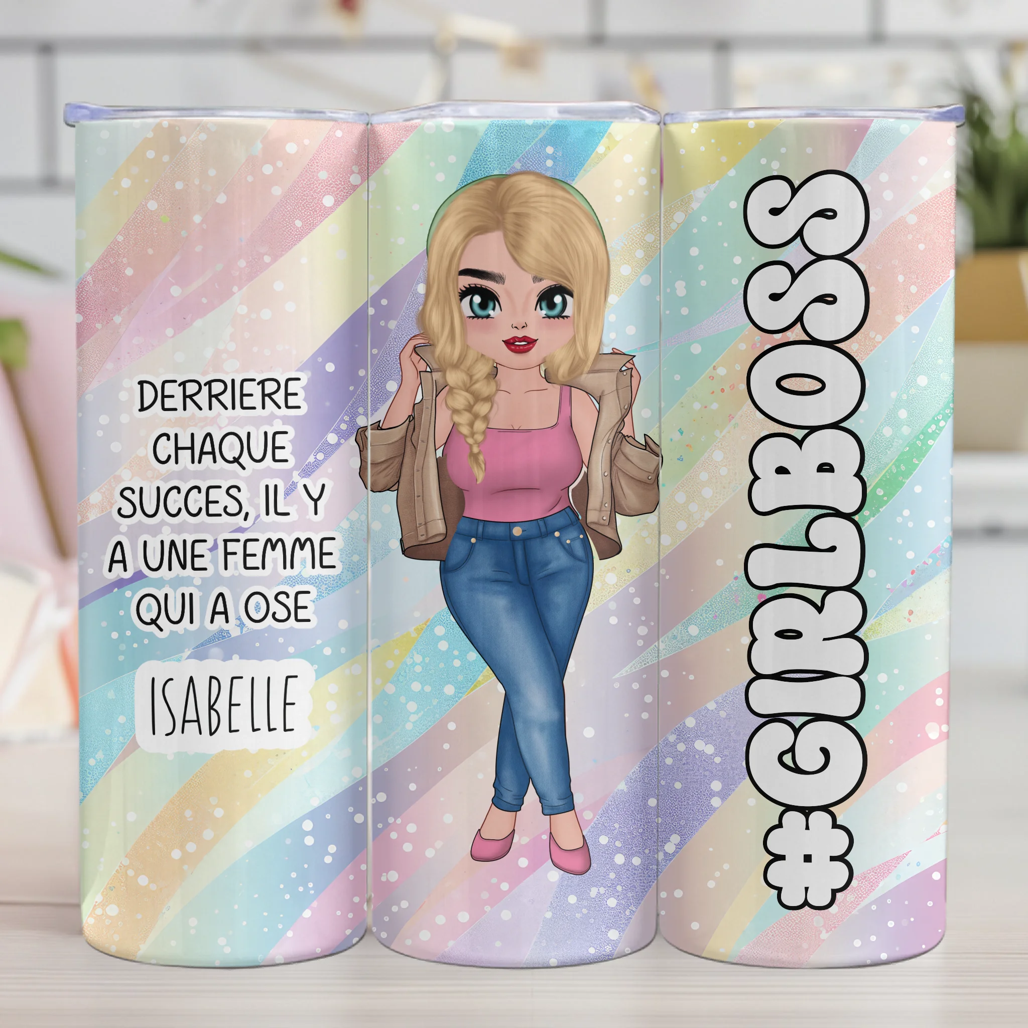 Tumbler Girl Boss - Personnalisable