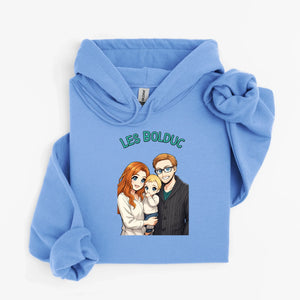 hoodie caroline bleu