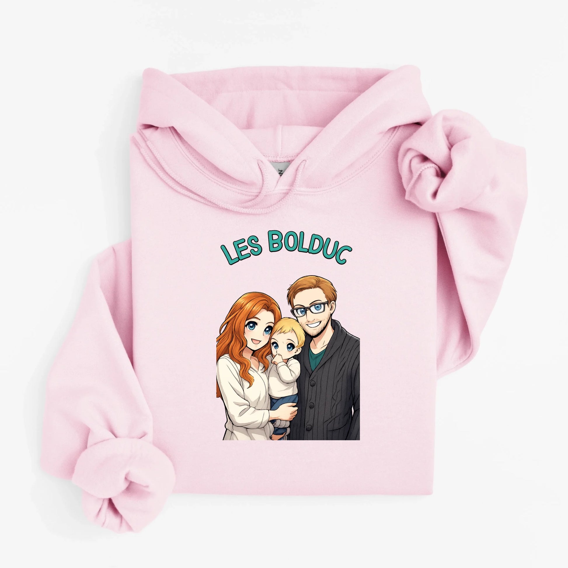 hoodie rose pale