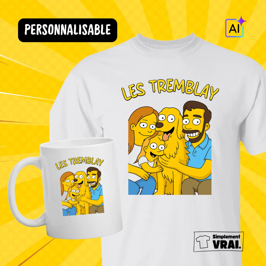 Ton Avatar Style Cartoon - Personnalisable IA