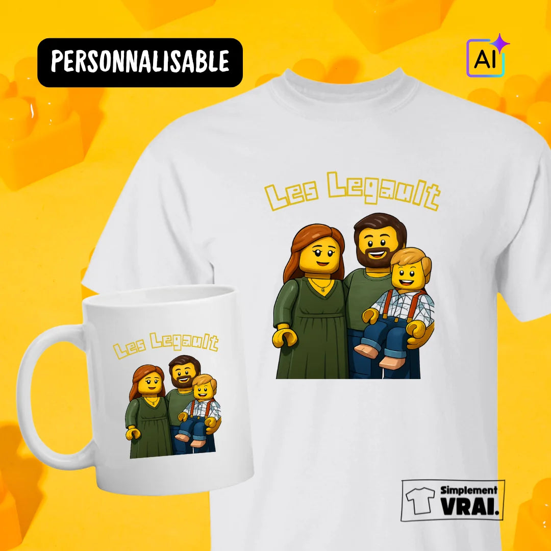 Ton Avatar Style Jeu de briques - Personnalisable IA