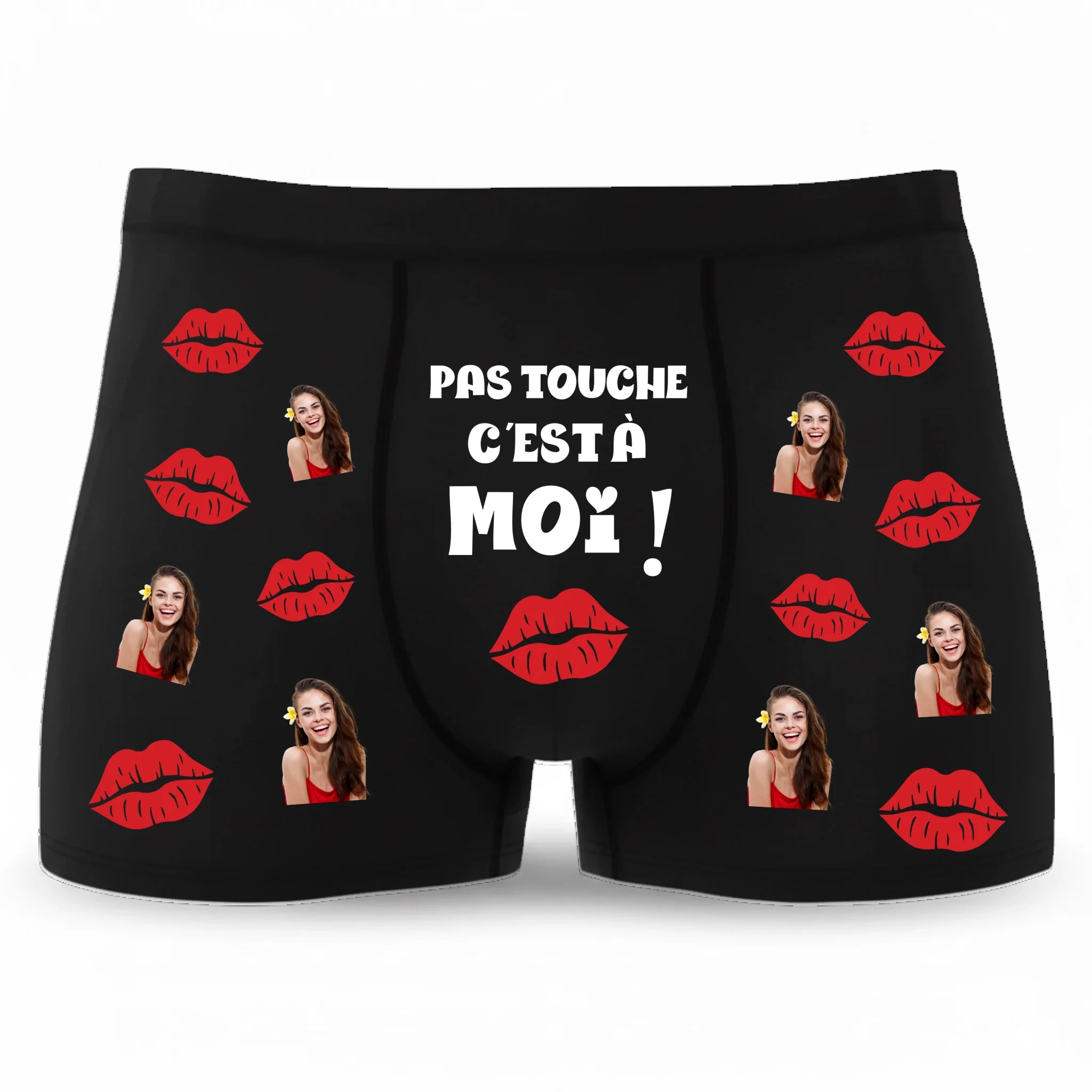 Boxer Personnalisable Pas touche c'est à moi Image secondaire du produit