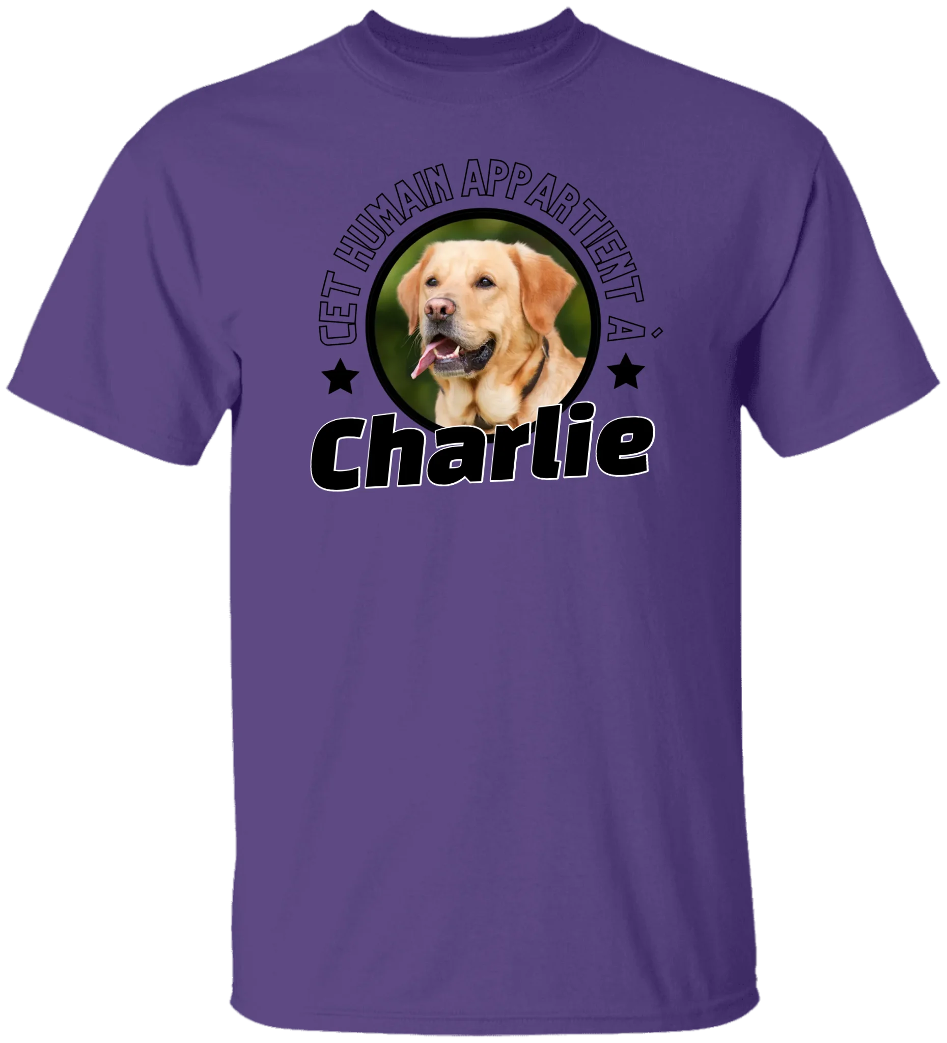 Cet humain appartient à - Personnalisable - Cadeau original