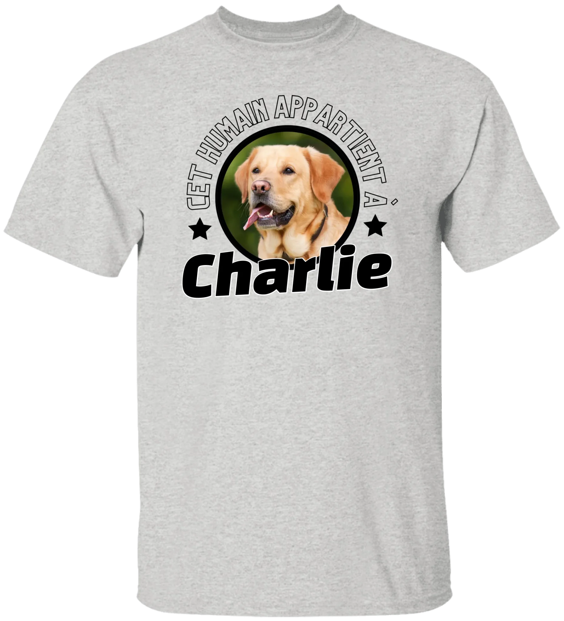 Cet humain appartient à - Personnalisable - Cadeau original