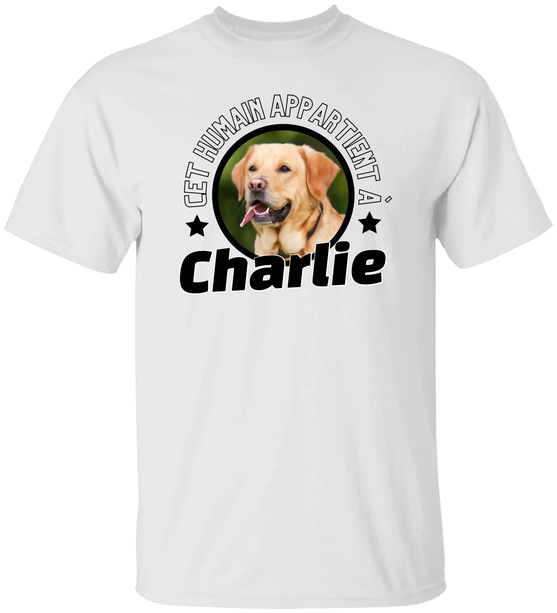 Cet humain appartient à - Personnalisable - Cadeau original