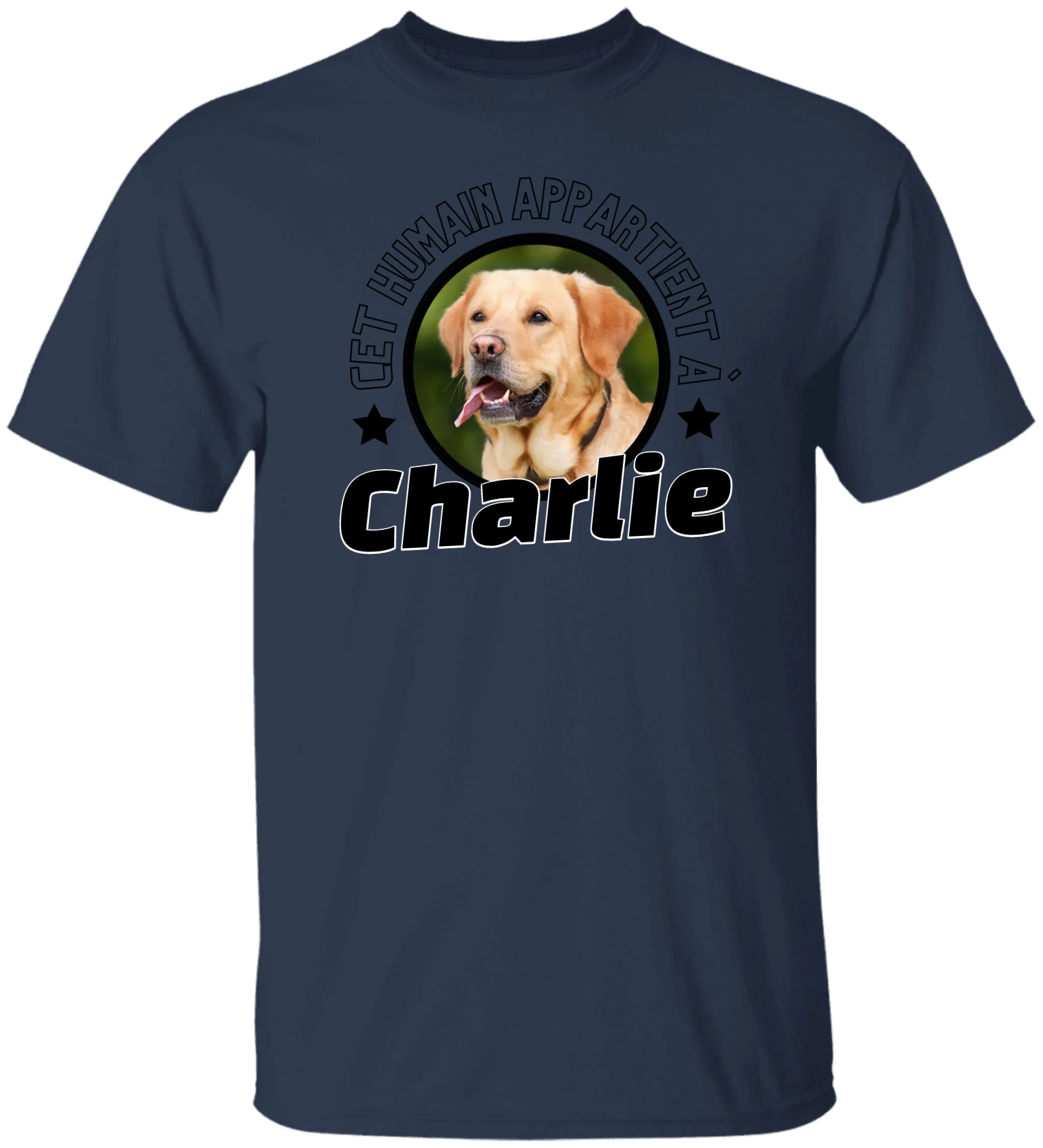 Cet humain appartient à - Personnalisable - Cadeau original