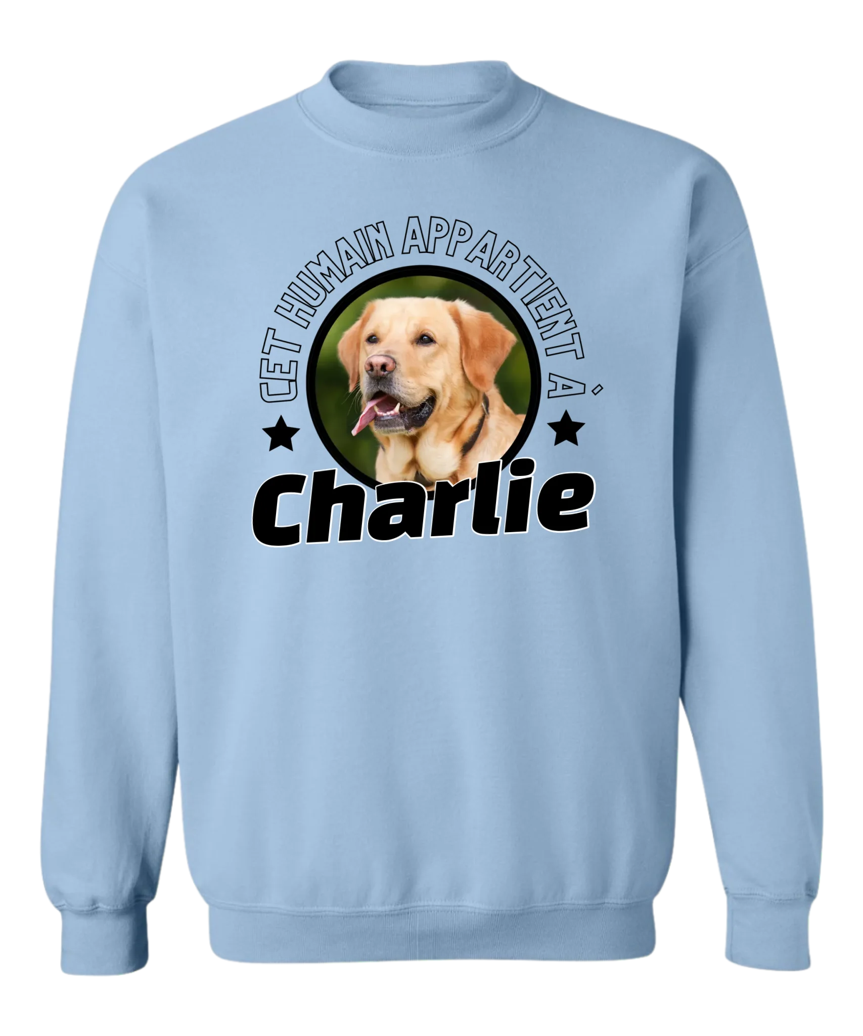 Cet humain appartient à - Personnalisable - Cadeau original