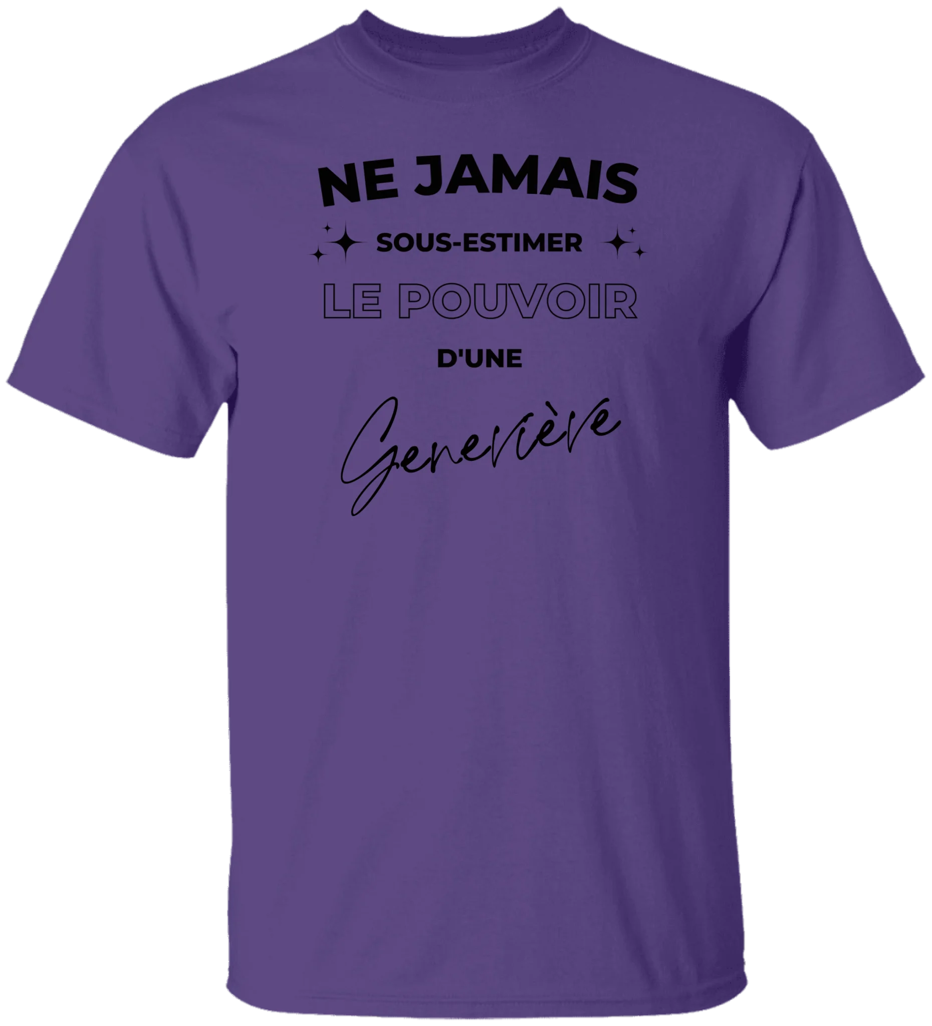Ne jamais sous-estimer une - Personnalisable