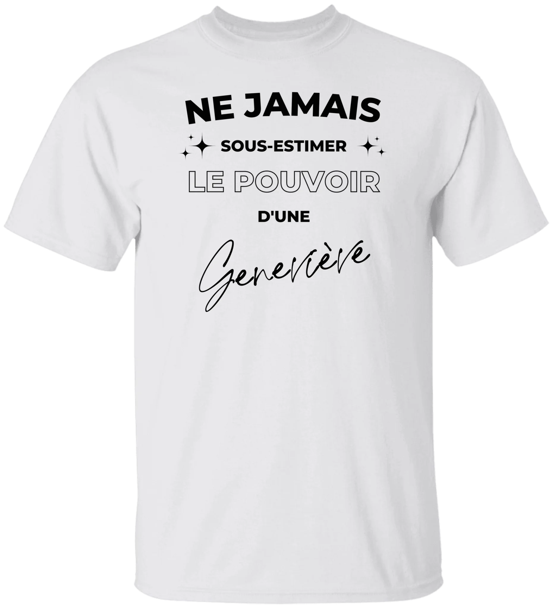 Ne jamais sous-estimer une - Personnalisable