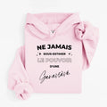 hoodie rose pale