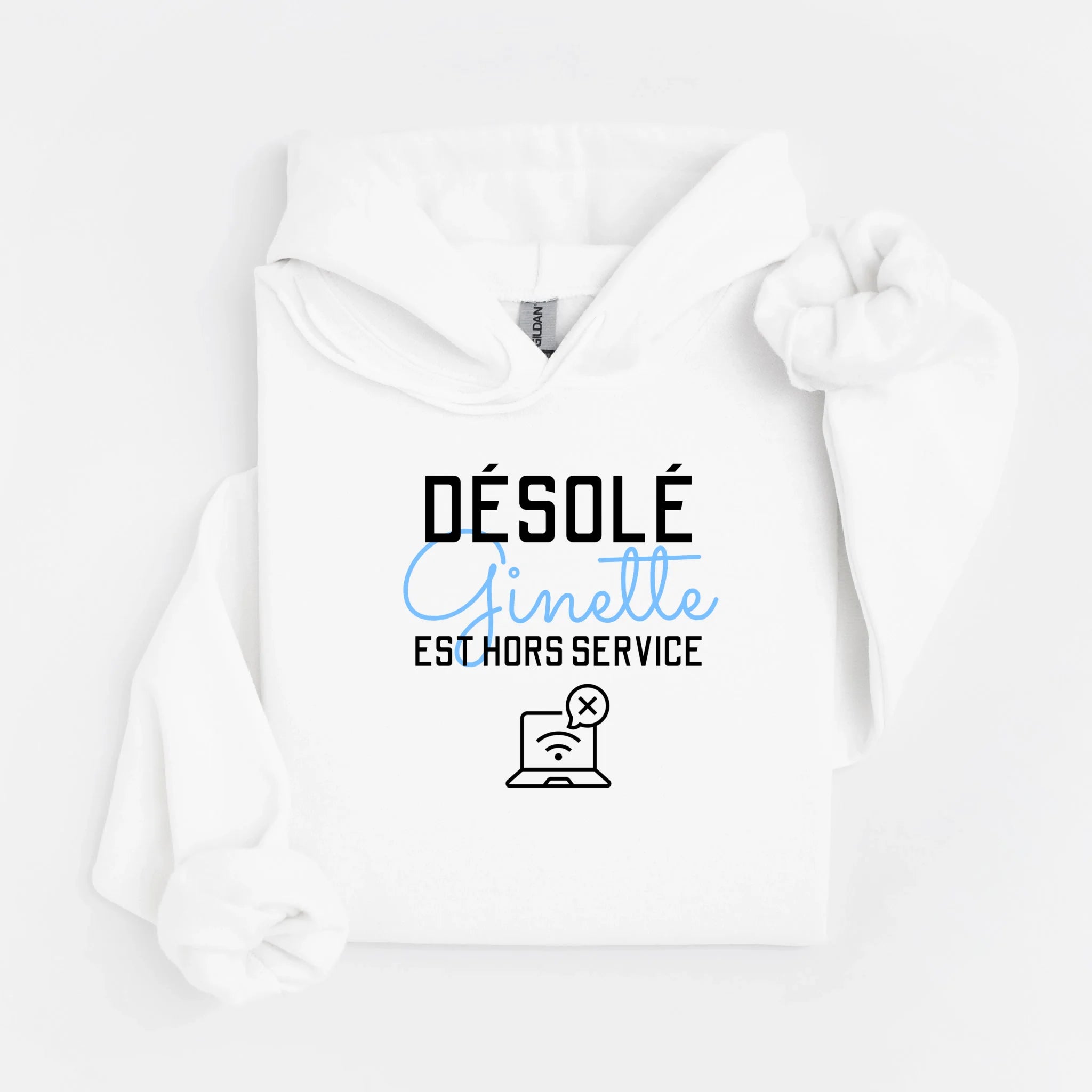 hoodie blanc