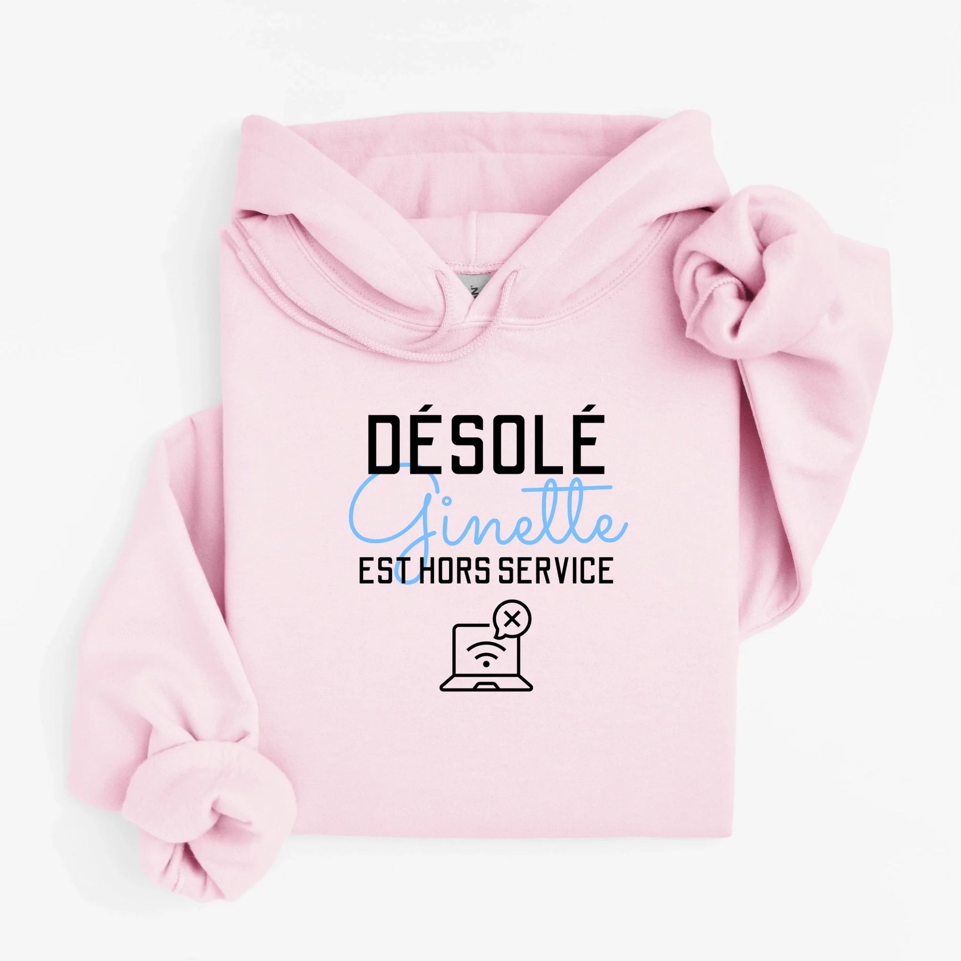 hoodie rose pale