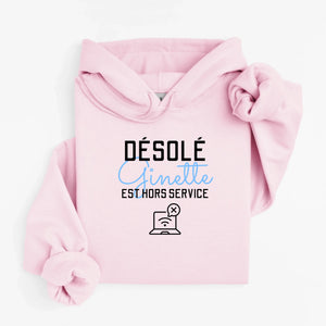 hoodie rose pale