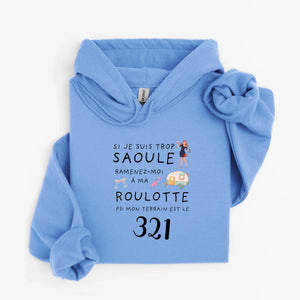 hoodie caroline bleu