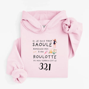 hoodie rose pale