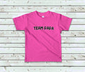 AA 2105 Fuchsia Light Wood Background