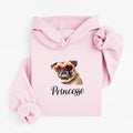 hoodie rose pale
