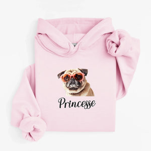 hoodie rose pale