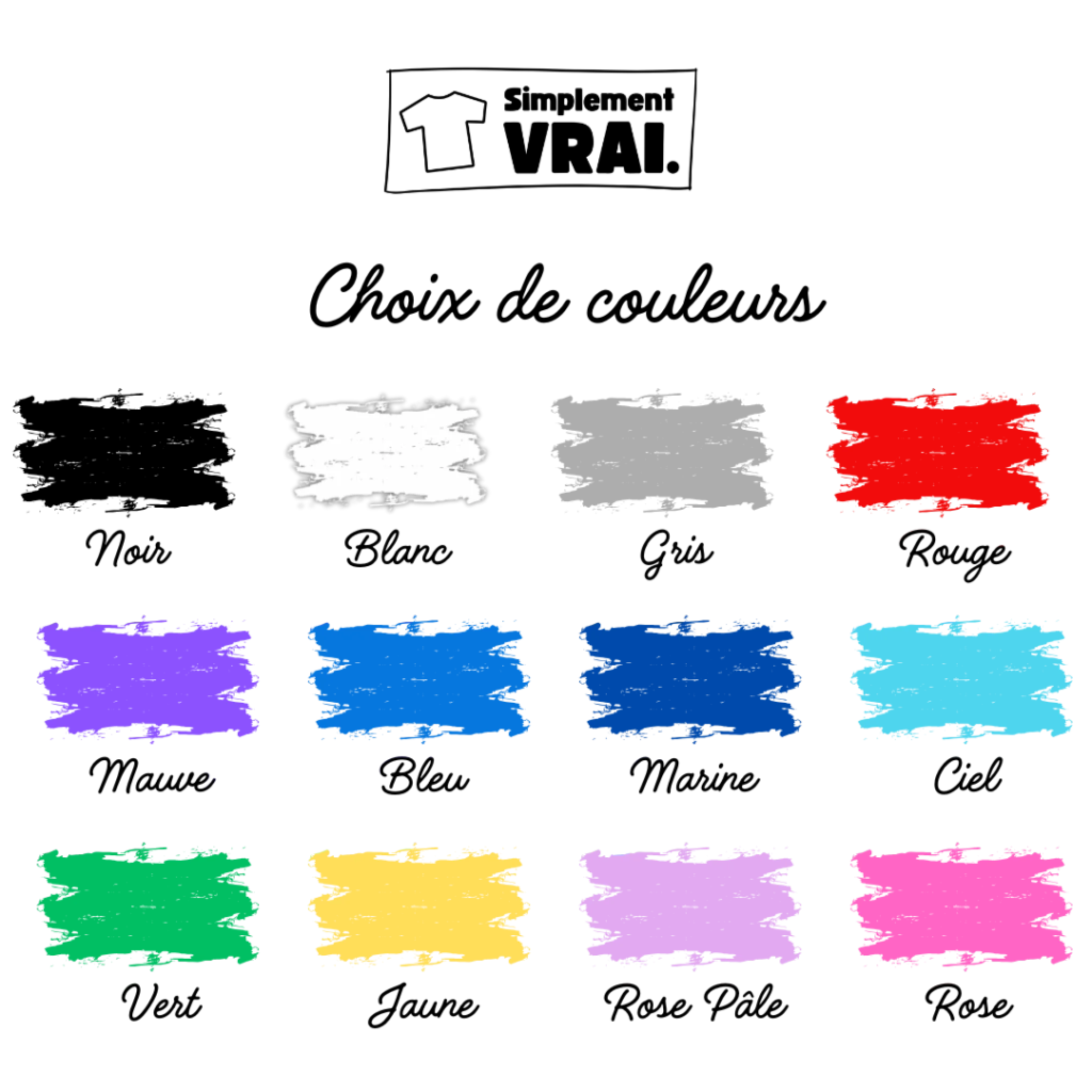 choix de couleurs