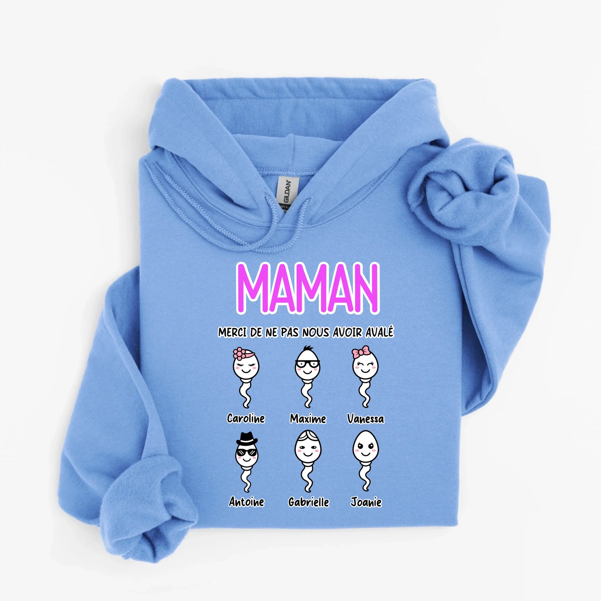 hoodie caroline bleu