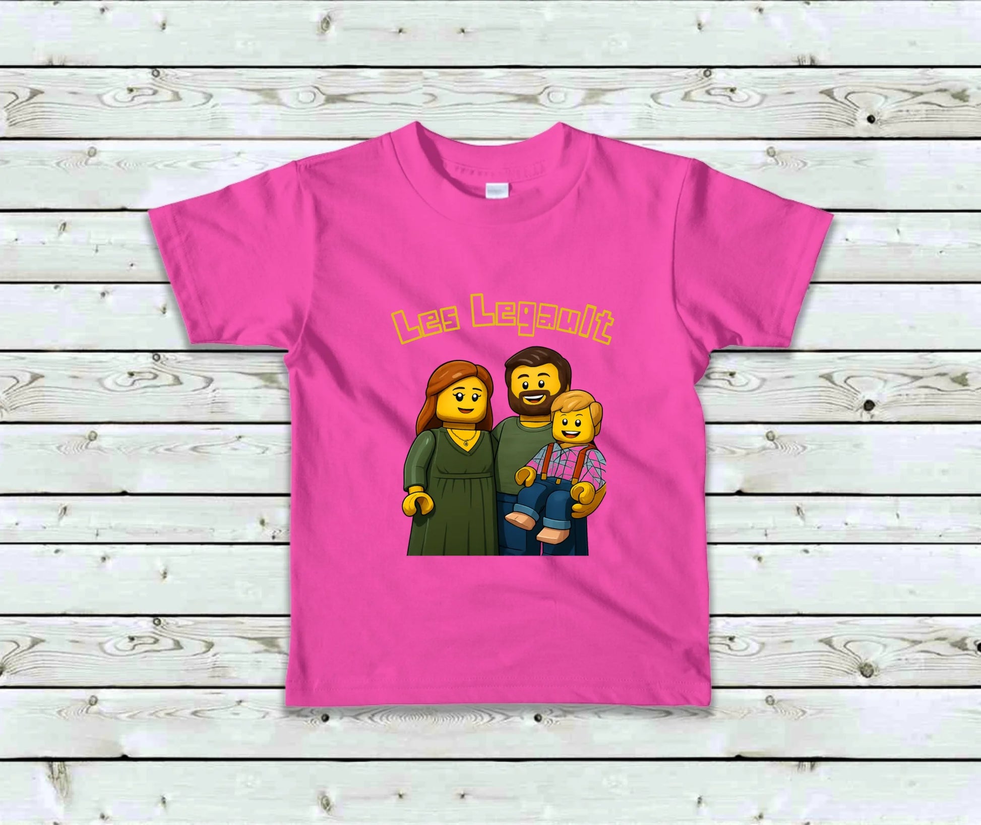 AA 2105 Fuchsia Light Wood Background