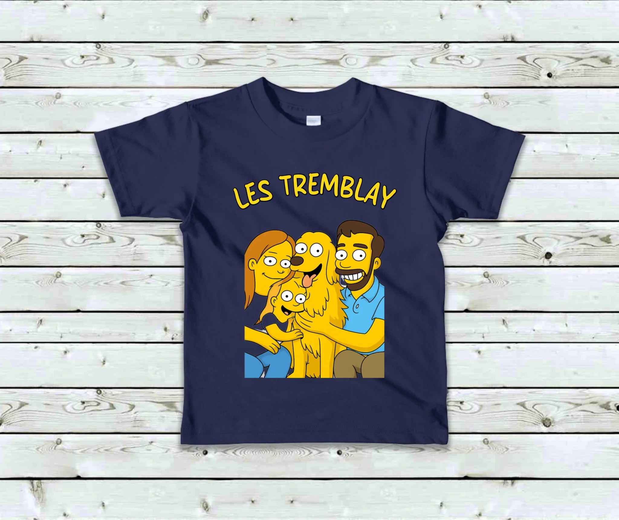 AA 2105 Navy Light Wood Background