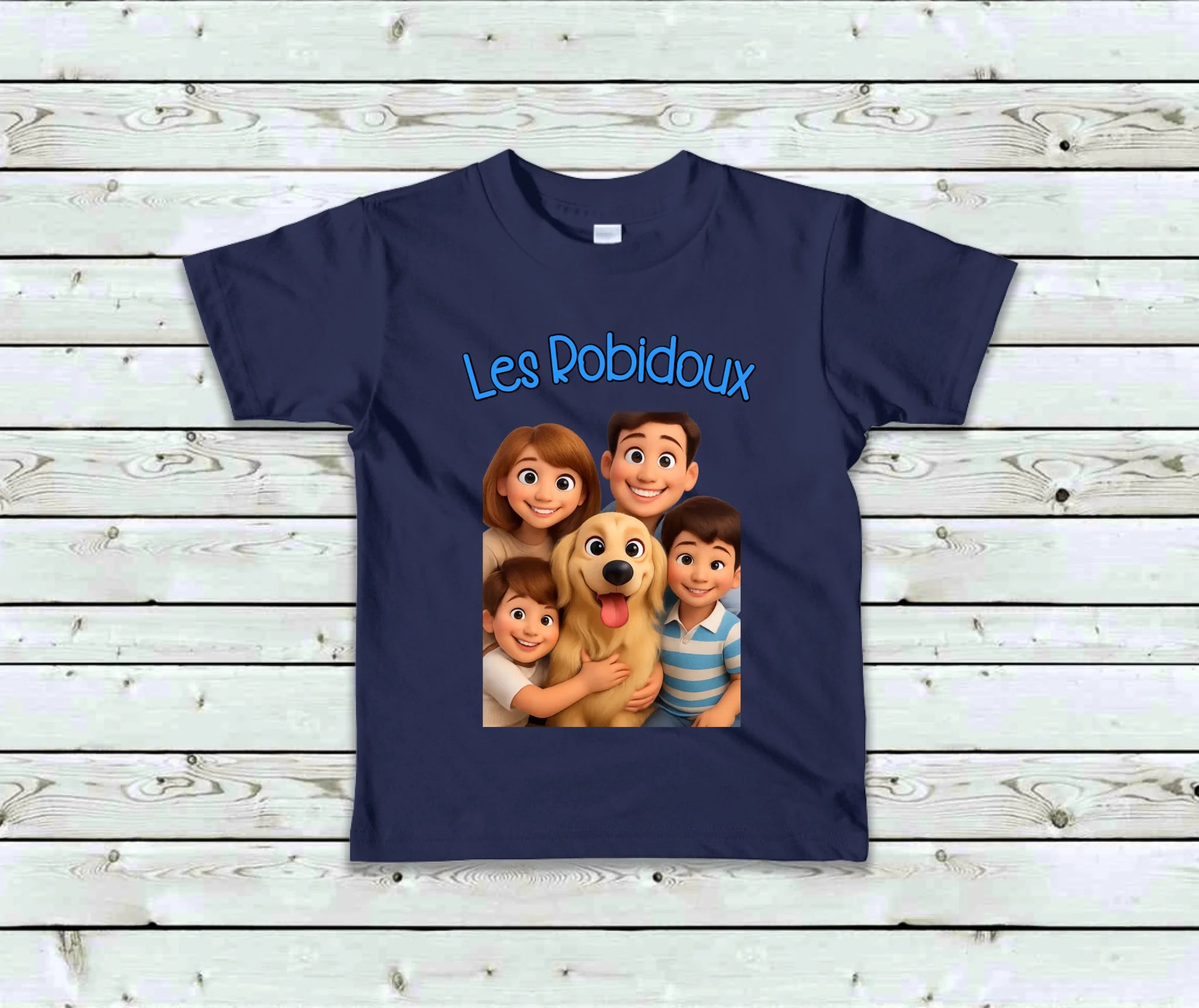 AA 2105 Navy Light Wood Background