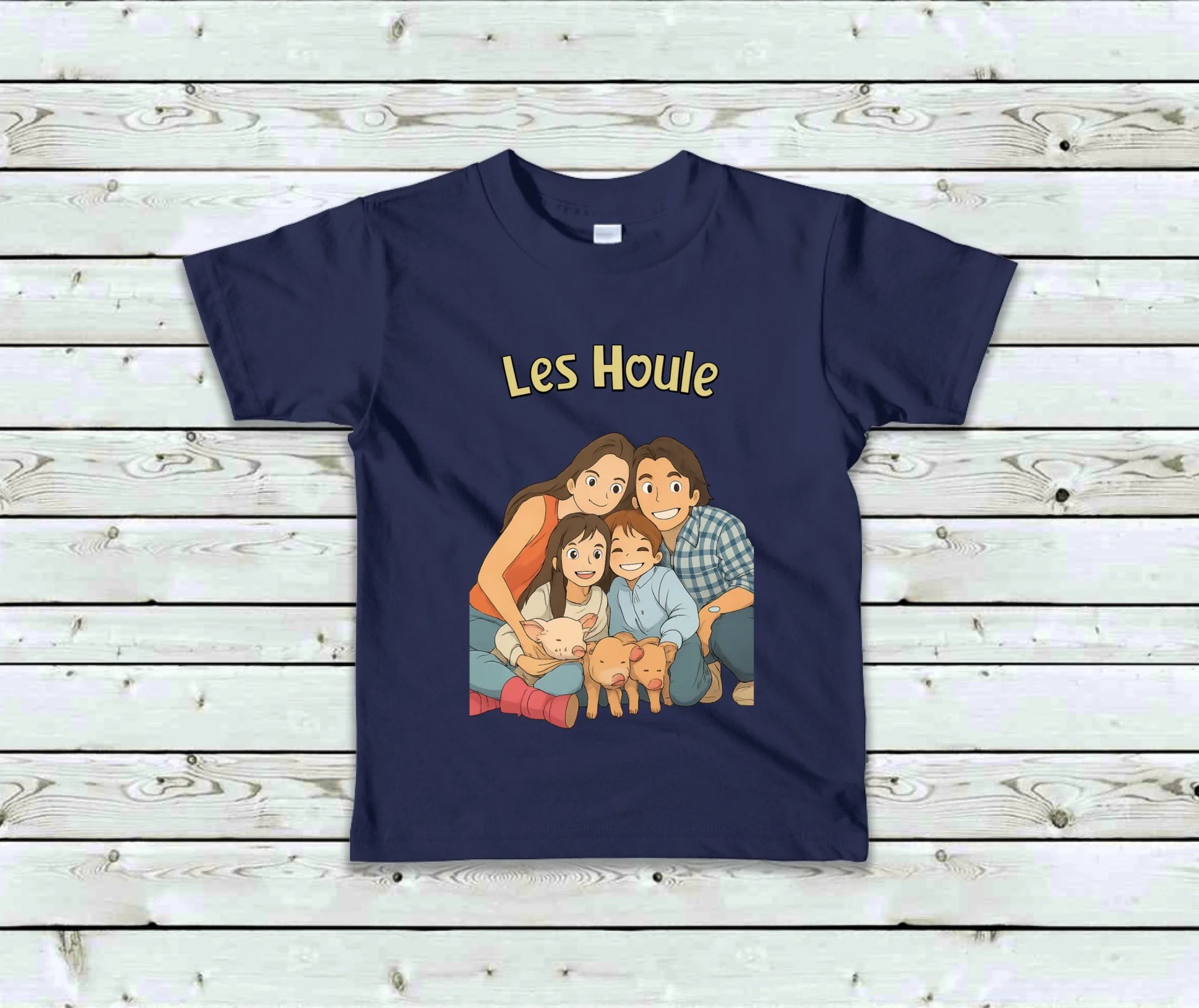 AA 2105 Navy Light Wood Background