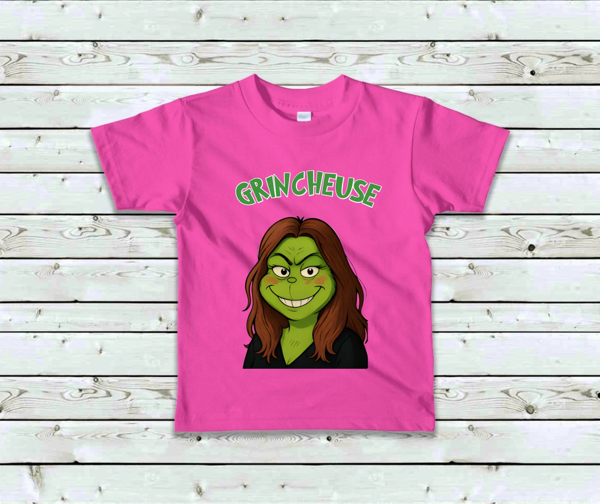 AA 2105 Fuchsia Light Wood Background