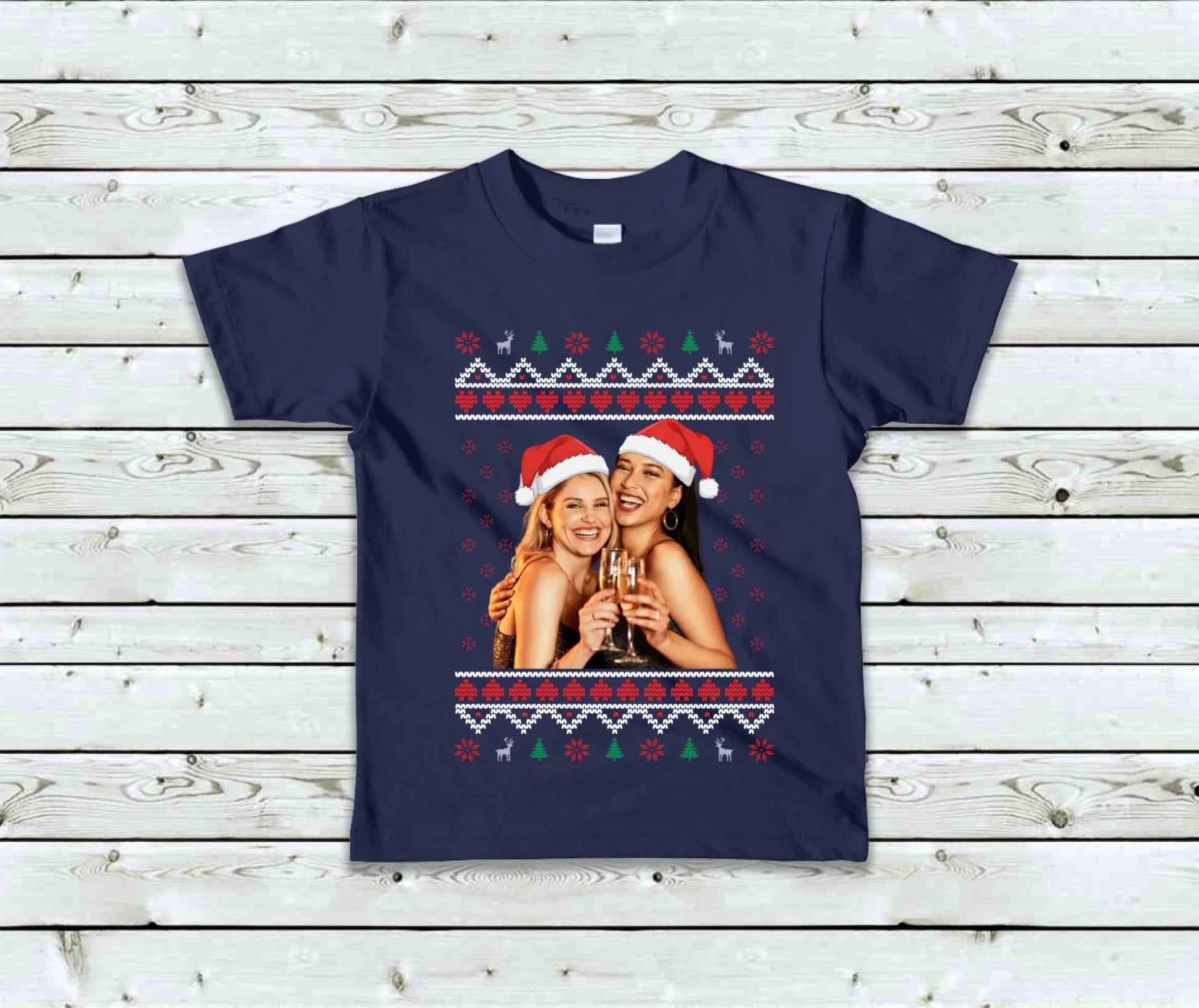 AA 2105 Navy Light Wood Background