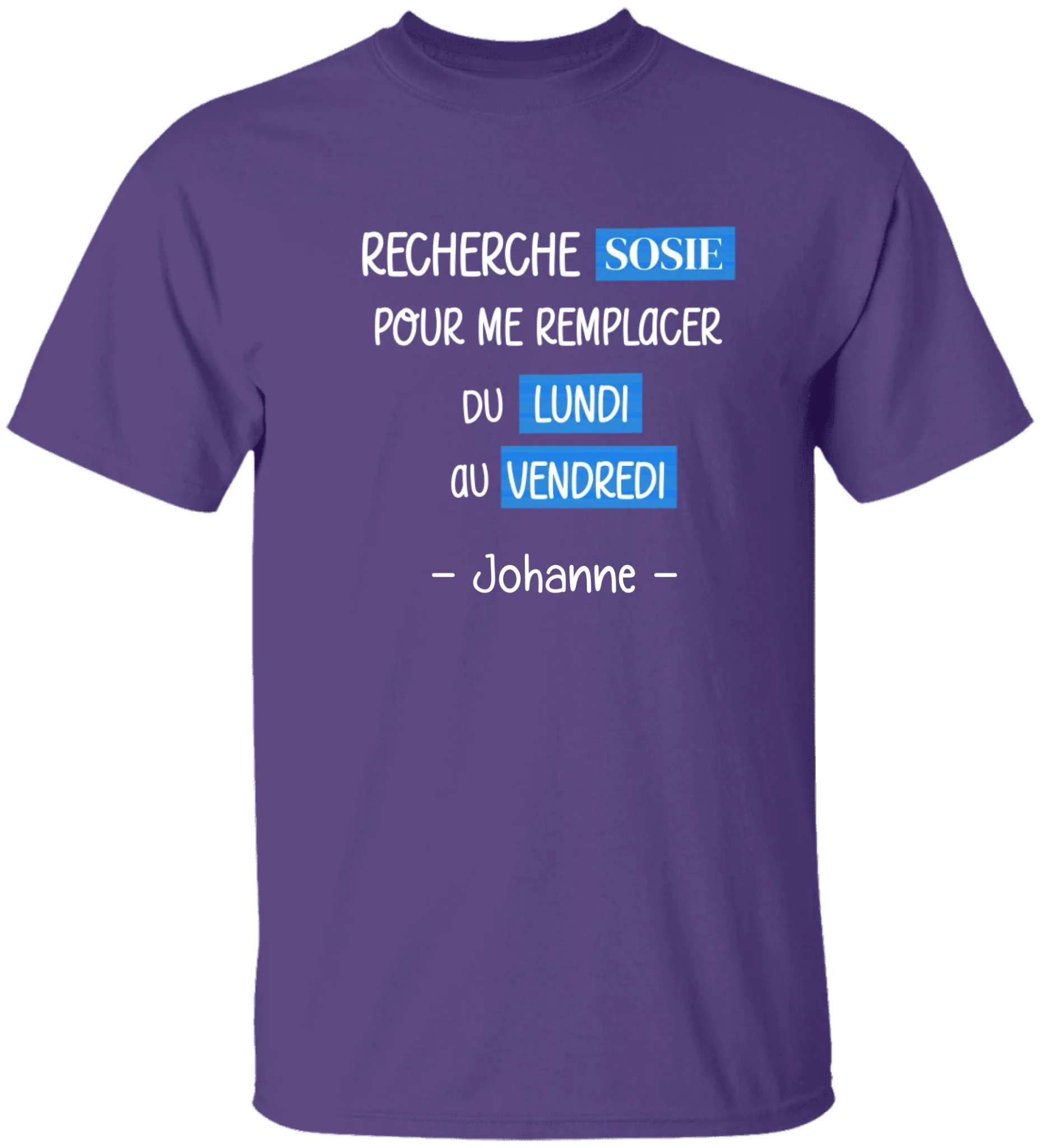 Recherche Sosie - Personnalisable