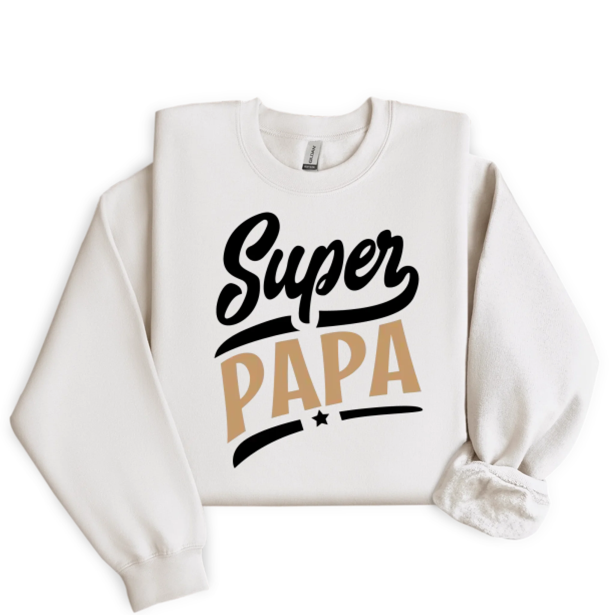 Sweatshirt Super Papa ( Personnalisable )