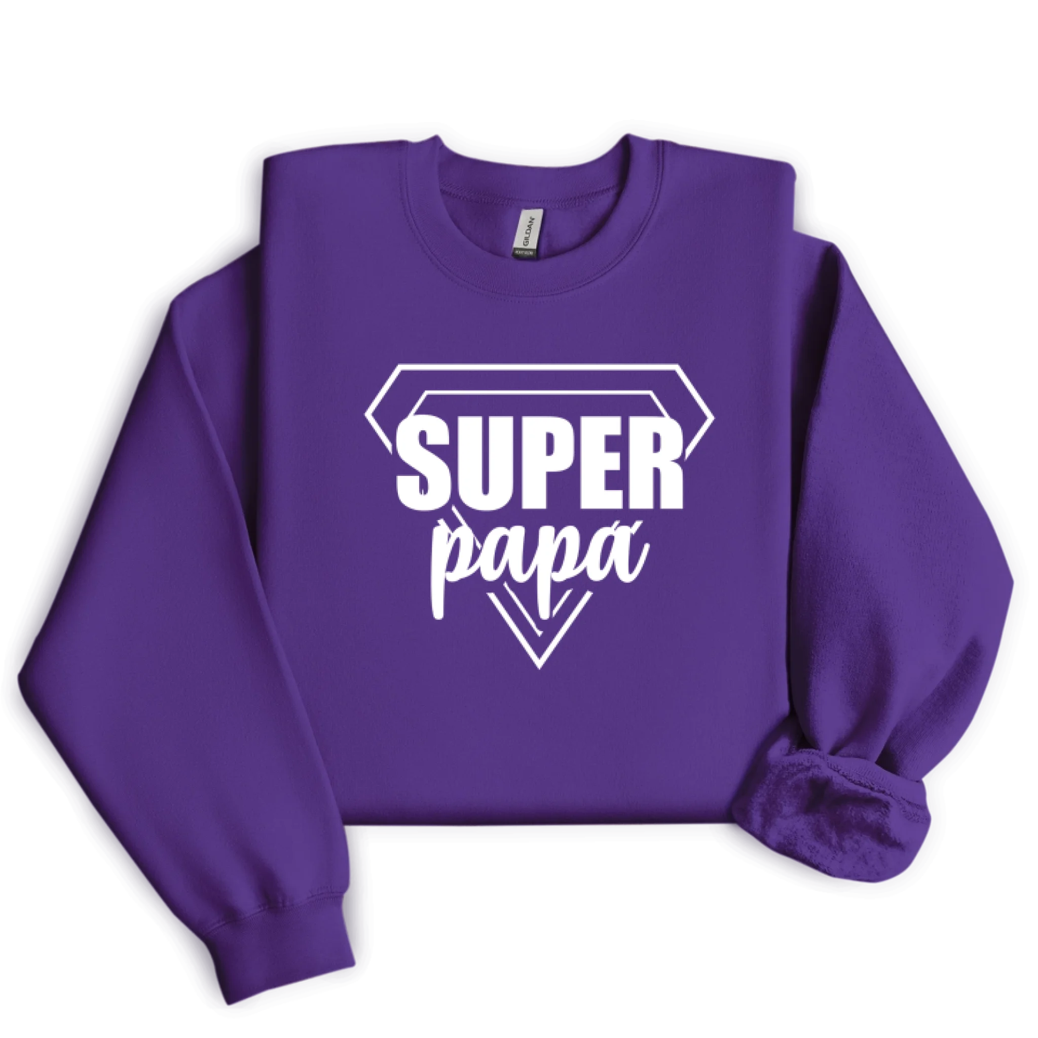 Sweatshirt Super Papa ( Personnalisable )