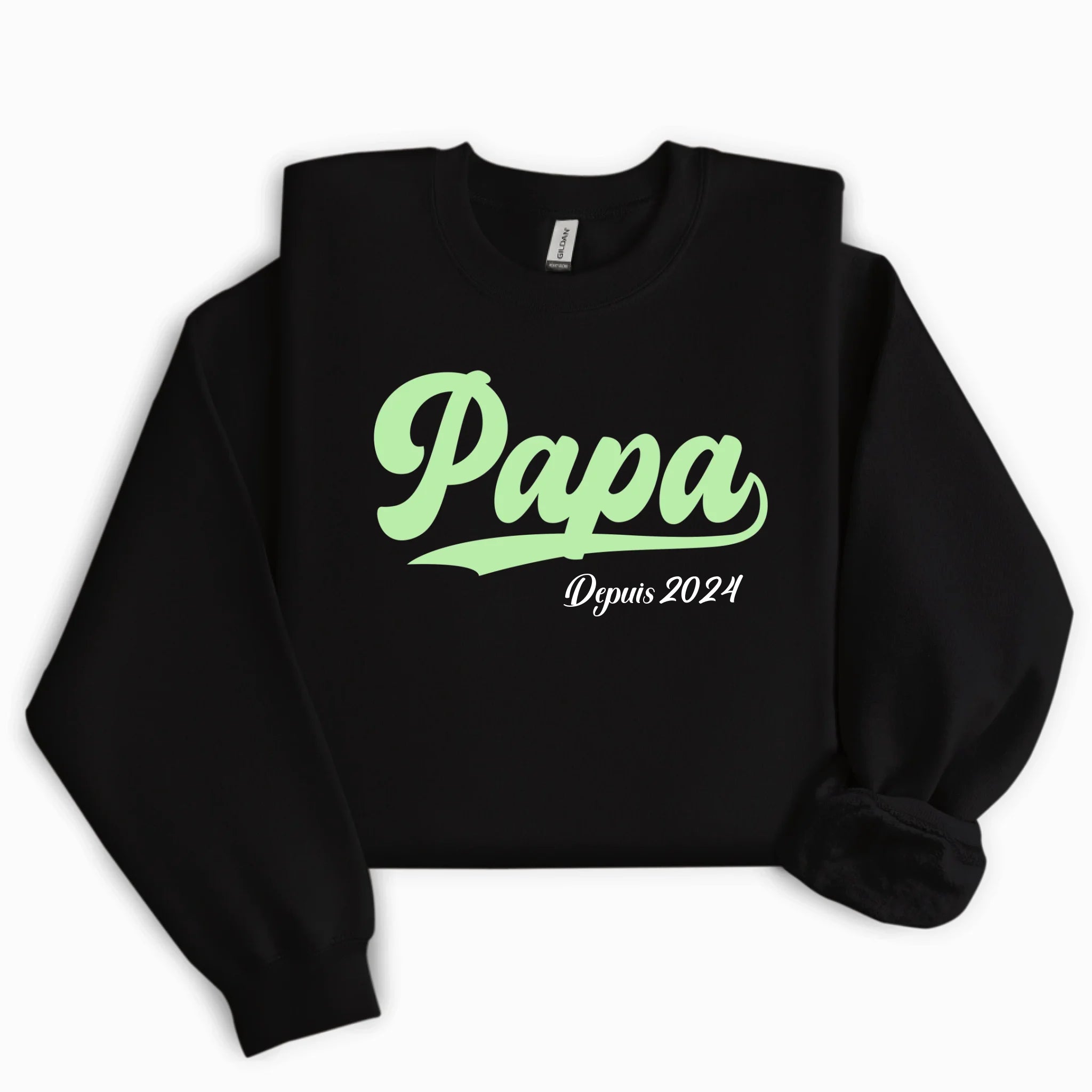 Sweatshirt Papa Depuis ( Personnalisable )