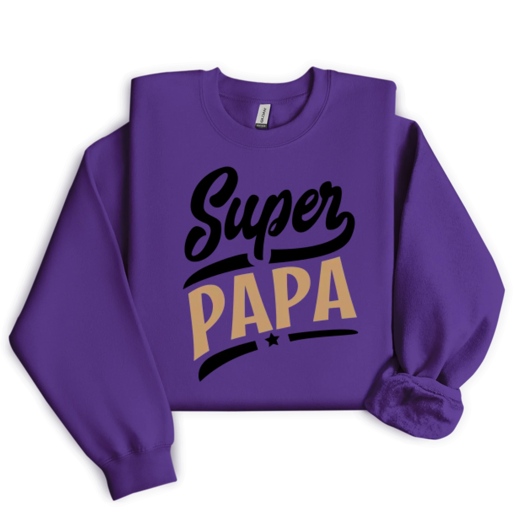 Sweatshirt Super Papa ( Personnalisable )