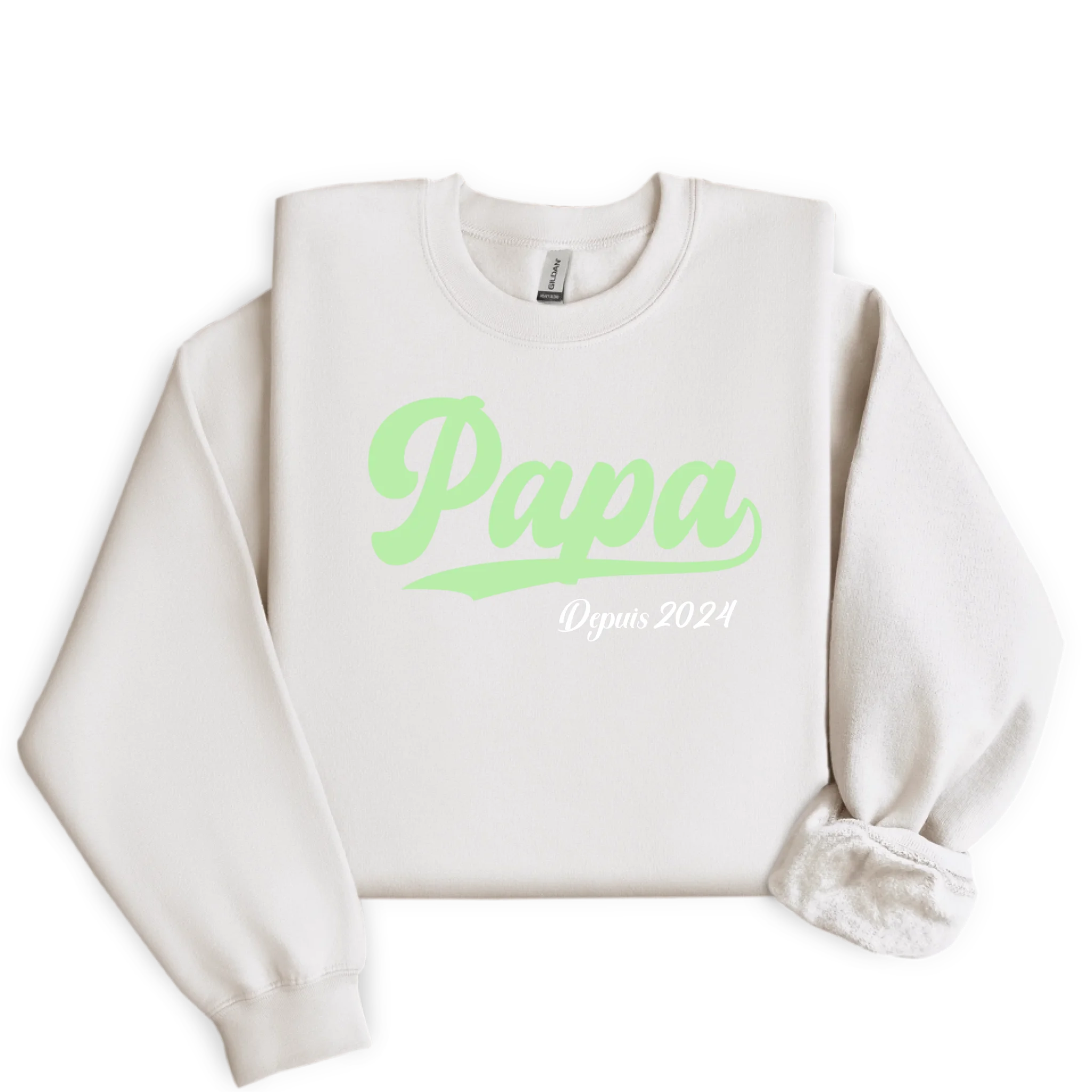 Sweatshirt Papa Depuis ( Personnalisable )