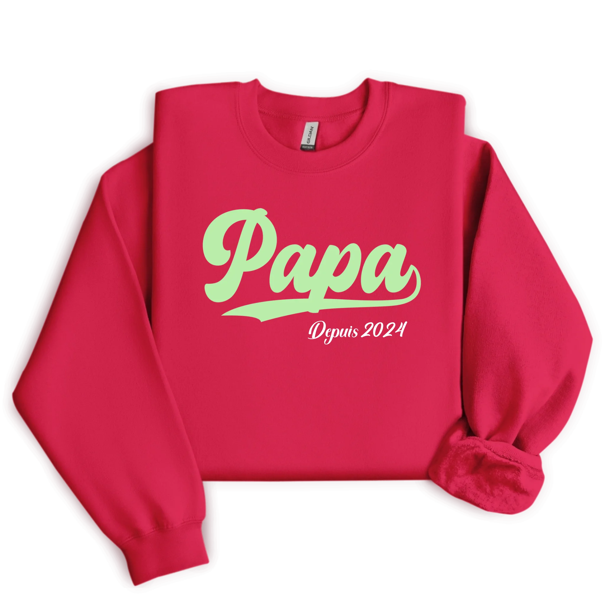 Sweatshirt Papa Depuis ( Personnalisable )